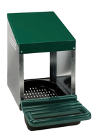 Pluimvee legnest (1 st) met plastic vloer - thumbnail