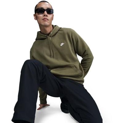 Nike Club Fleece Pullover Casual Sweater Heren L