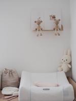 Hoeslaken voor verschoonmatras BEABA Sofalange white - thumbnail