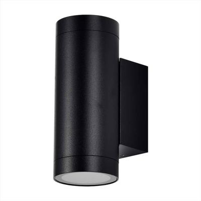 LED Wandlamp - IP54 Waterdicht - 2x GU10 - Dimbaar - Up & Down - Buitenlamp dubbelzijdig - Zwart LED Wandlamp - IP54 Waterdicht - 2x GU10 - Dimbaar - Up & Down - Buitenlamp dubbelzijdig - Zwart