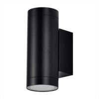 LED Wandlamp - IP54 Waterdicht - 2x GU10 - Dimbaar - Up & Down - Buitenlamp dubbelzijdig - Zwart - thumbnail