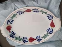 Boerenbont serveerschaal met handvaten 31 cm - thumbnail