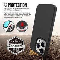 JT Berlin Pankow Safe Backcover Apple iPhone 14 Pro Zwart - thumbnail