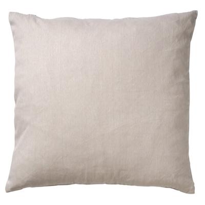Dutch Decor james sierkussen 45x45 cm duurzaam katoen effen kleur pumice stone beige inclusief binnen kussen