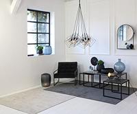 Light & Living Tafelklok Waiwo - Zwart|Goud - 30x10x45,5cm - thumbnail