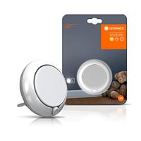 LEDVANCE Nachtlicht LED: voor stopcontact, LUNETTA Round / 0,30 W, 220…240 V, stralingshoek: 110, Warm wit, 3000 K, body materiaal: polycarbonate (pc)/acrylonitrile butadiene styrene (abs), IP20 - thumbnail