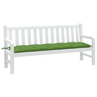 VidaXL Tuinbankkussen 180x50x7 cm stof gemêleerd groen - thumbnail