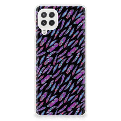 Samsung Galaxy A22 4G | M22 | TPU bumper | Feathers Color Samsung Galaxy A22 4G | M22 | TPU bumper | Feathers Color