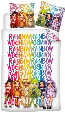 Rainbow High Dekbedovertrek 140 x 200 cm - polykatoen Rainbow High Dekbedovertrek 140 x 200 cm - polykatoen