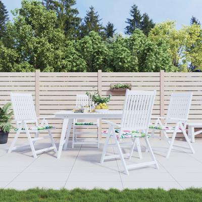VidaXL Tuinstoelkussens 4 st 40x40x4 cm stof meerkleurig VidaXL Tuinstoelkussens 4 st 40x40x4 cm stof meerkleurig