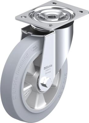 Blickle L-ALEV 200K-SG Zwenkwiel Wieldiameter: 200 mm Draagvermogen (max.): 400 kg 1 stuk(s)