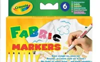 Crayola - 6 textielstiften - thumbnail