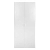 Kledingkast Space 2-deurs - wit - 175,4x77,6x49,5 cm - thumbnail