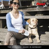 Flexi, Modellijn, moderne pastelkleuren, elegant zwart, robuust en ergonomisch remsysteem, zachte handgreep, geavanceerd geleidingssysteem, gemaakt in Duitsland, roze, M - 5 m - thumbnail