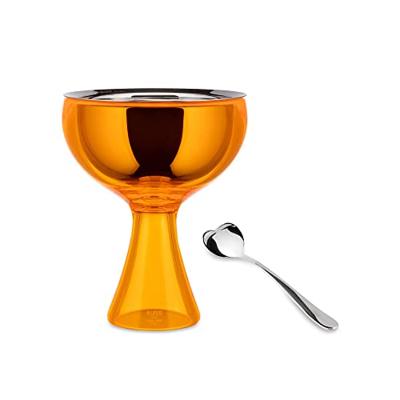 Alessi Big love IJscoupe met lepel 25 cl oranje Alessi Big love IJscoupe met lepel 25 cl oranje