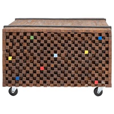 Bijzettafel teakhout 60x60x38 cm Bijzettafel teakhout 60x60x38 cm