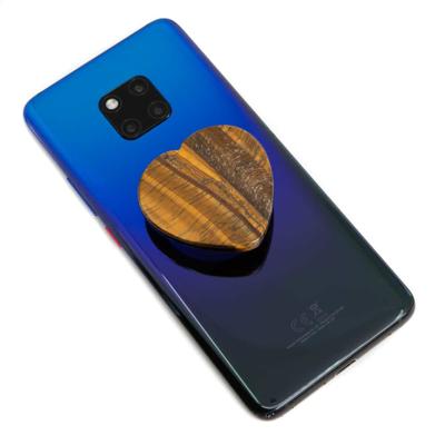 Edelstenen Sticker voor Telefoon Tijgeroog Hart Edelstenen Sticker voor Telefoon Tijgeroog Hart