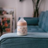 SUAVINEX Birdies Babyfles - SX Pro S Speen - 150 ml - 0 tot 3 maanden - Roze - thumbnail