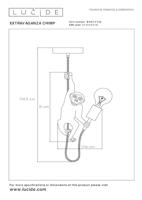 Lucide G95 - Filament lamp - Ø 9,5 cm - LED Dimb. - E27 - 1x4,9W 2200K - Amber - thumbnail
