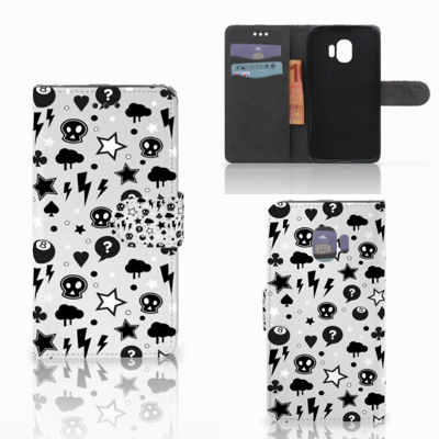 Telefoonhoesje met Naam Samsung Galaxy J2 Pro 2018 Silver Punk Telefoonhoesje met Naam Samsung Galaxy J2 Pro 2018 Silver Punk