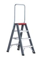 Altrex dubbel oploopbare trap - Falco - FDO 4 - max. werkhoogte 2,95 m - 2 x 4 treden - thumbnail