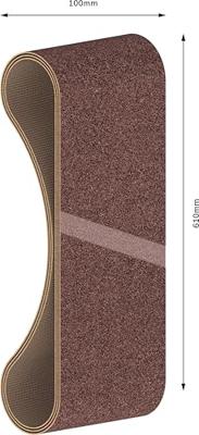 Bosch Accessoires 3 Banden 100x610 X440, Best for Wood+Paint , 120 - 2608607262