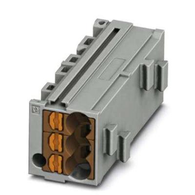Phoenix Contact 3270423 Veerklem Push-In-klem Grijs 10 stuk(s) Piece
