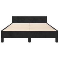Bedframe zonder matras 120x190 cm fluweel zwart - thumbnail