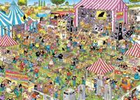 Jumbo puzzel Jan van Haasteren 1000 stukjes Popfestival - thumbnail