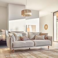 Kave Home 3-zits Bank 'Carlota' Micro-bouclé, kleur Beige - thumbnail