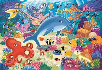 Clementoni legpuzzel undersea fun, 30st.