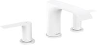 Hansgrohe Wastafelmengkraan Vivenis 3-gats 90 Met Trekwaste Mat Wit - thumbnail