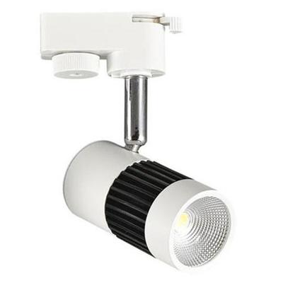 LED Railverlichting Track Spot 13W - 1 Fase - Natuurlijk Wit 4200K - Mat Zwart/Wit