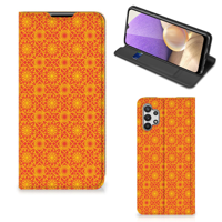 Samsung Galaxy A32 5G | Hoesje met Magneet | Batik Oranje - thumbnail