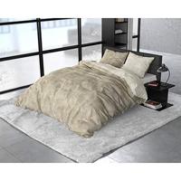 Sleeptime Flanel Washed Cotton Taupe 140 x 200/220 cm - thumbnail