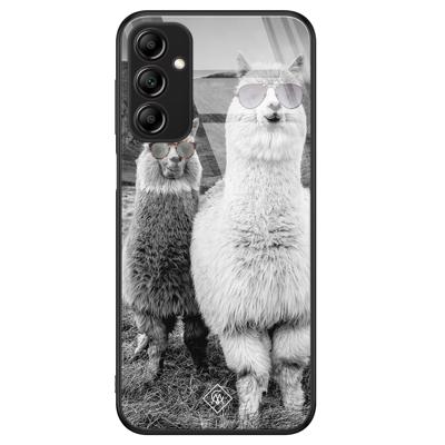 Samsung Galaxy A14 glazen hardcase - Lama bruh