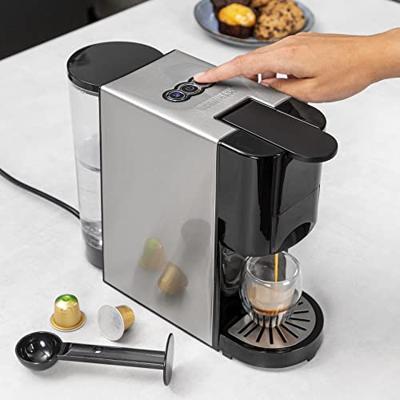 Princess 01.249412.01.001 Capsulemachine RVS, Zwart Nespresso - thumbnail