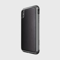 X-Doria Defense Lux Leather cover iPhone XS Max zwart - XD-DEFLUXL-IPHXP-BLK - thumbnail