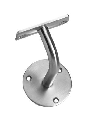 Leuninghouder hol zadel rvs geborst.