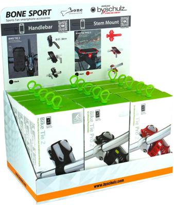 Bone Collection verkoopdisplay "bike tie" display bone col. 15 pcs.