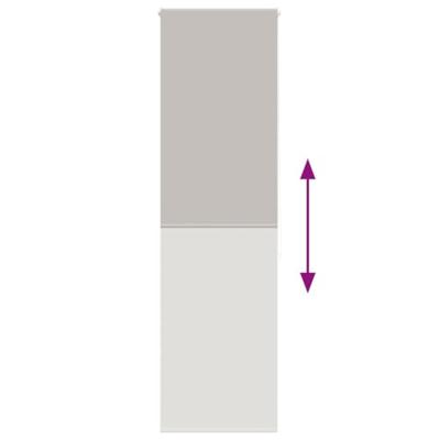 Doucherolgordijn 60x240 cm stofbreedte 56 cm