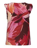 Only Onlalma Life Vis S/s Elina Top Aop T-shirts Russet Brown 689 Leafy Charm - thumbnail