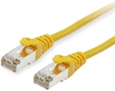 Equip 605568 RJ45 Netwerkkabel, patchkabel CAT 6 S/FTP 15.00 m Geel Vergulde steekcontacten 1 stuk(s)