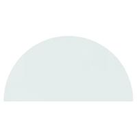 VidaXL Glasplaat voor open haard halfrond 1000x500 mm - thumbnail