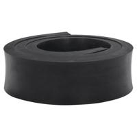 VidaXL Rubberen rand voor sneeuwploeg 180x10x2 cm zwart - thumbnail