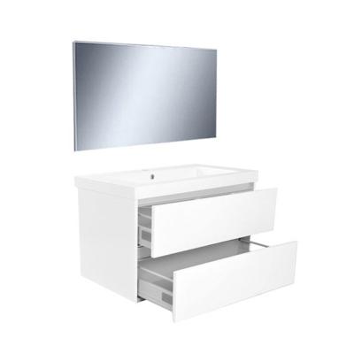 Badkamermeubel Wiesbaden Vision 80x46 Wit (2 laden)