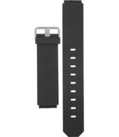 Horlogeband Jacob Jensen 413 Rubber Zwart 17mm - thumbnail