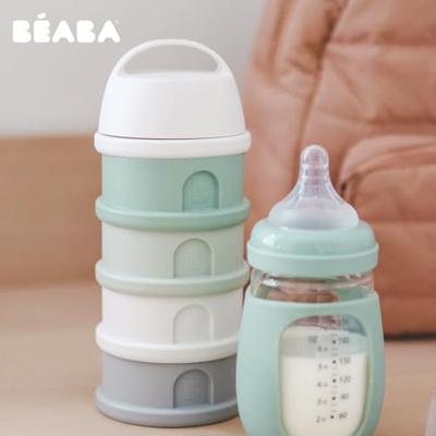 Melkdispenser met 4 vakken BEABA groen