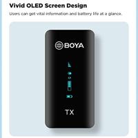 Boya Wireless Microphone 2.4 Ghz 1 transmitter 1 receiver - thumbnail