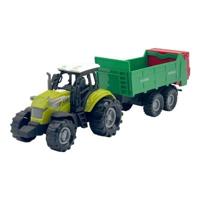 Dutch Farm Tractor met Trailer 1:48 + Licht en Geluid Assorti - thumbnail